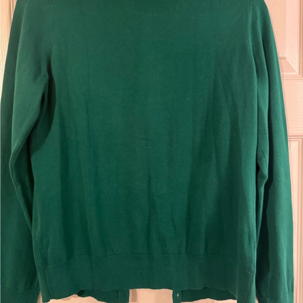 Ann Taylor Factory Green Women's Sweater Size Medium - Picture 3 of 3